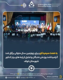 گرامیداشت روز ملی نخبگان/ آیین تجلیل از رتبه‌های برتر کنکور سراسری شهرستان خواف