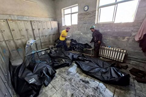 شهردار طبس: با کمبود سردخانه برای اجساد جان‌باختگان حادثه معدن مواجه نیستیم