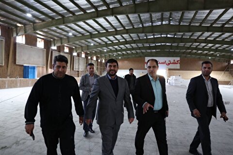 بازدید مدیرعامل شرکت ملی صنایع مس ایران از مراحل ساخت خانه کشتی شهید قاسم سلیمانی
