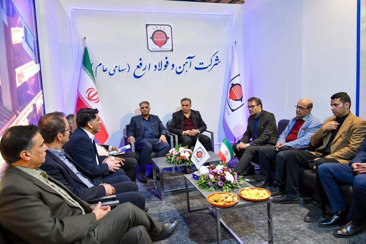 بازدید رئیس نظام مهندسی معادن کشور از غرفه ارفع