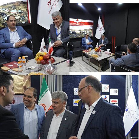 بازدید مدیرکل دفتر نظارت بر وزارت صمت از غرفه صبانور