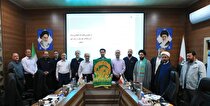 مراسم استقبال از پرچم گنبد مطهر آستان قدس رضوی و حرم حضرت امام رضا علیه‌السلام در شرکت فولاد خوزستان