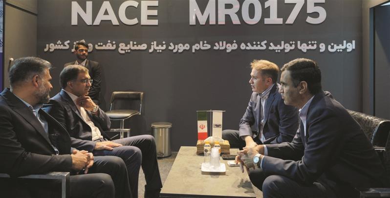 ارائه دستاورد‌های فولاد مبارکه در نمایشگاه بین‌المللی نفت، گاز، پالایش و پتروشیمی ایران