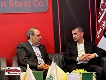 بازدید مدیرعامل هلدینگ صباانرژی از غرفه شرکت فولاد اکسین خوزستان در روز پایانی بیست‌ونهمین نمایشگاه بین‌المللی نفت، گاز، پالایش و پتروشیمی