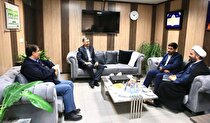 دیدار نماینده آستان قدس رضوی در خوزستان با قائم‌مقام مدیرعامل فولاد خوزستان