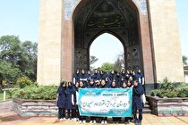 بازدید دانش‌آموزان دبیرستان غیردولتی دخترانه امام حسین (ع) از شرکت فولاد خوزستان