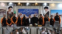 دیدار تیم دوچرخه‌سواری شرکت آلومینای ایران با مدیرعامل و عضو هیأت مدیره شرکت