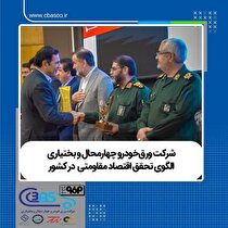 شرکت ورق خودرو چهارمحال و بختیاری الگوی تحقق اقتصاد مقاومتی کشور