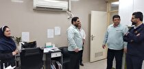 بازدید سرزده معاون منابع انسانی و امور اجتماعی از درمانگاه شرکت فولاد خوزستان