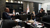 حضور فرماندار اندیمشک در شرکت فولاد زاگرس جهت رفع مشکلات اقتصادی این مجتمع
