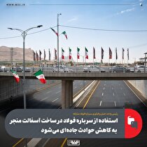 استفاده از سرباره فولاد در ساخت آسفالت منجر به کاهش حوادث جاده‌ای می‌شود