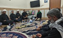دیدار فرمانده حوزه مقاومت بسیج کارگران و کارخانجات شهید بقایی فولاد خوزستان