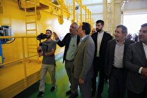 وزیر صمت خط تولید جرثقیل فوق سنگین حمل مذاب را افتتاح کرد