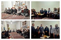 دیدار مدیر حوزه مدیرعامل صبانور با خانواده شهدای دوران دفاع مقدس در یاسوکند