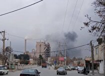 آتش‌سوزی در کارخانه سیمان دورود/ مخزن مازوت طعمه حریق شد