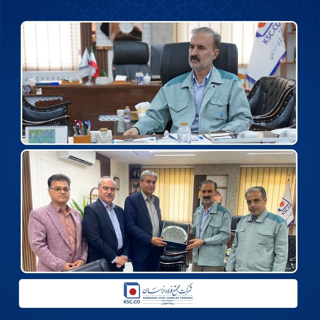 دیدار رئیس معاون مدیرکل و آموزش و پرورش نیشابور با مدیرعامل فولاد خراسان
